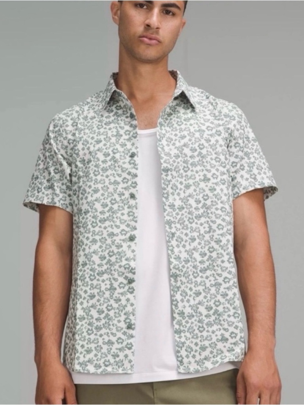 Lululemon Airing Easy Short Sleeve Button Down Shirt